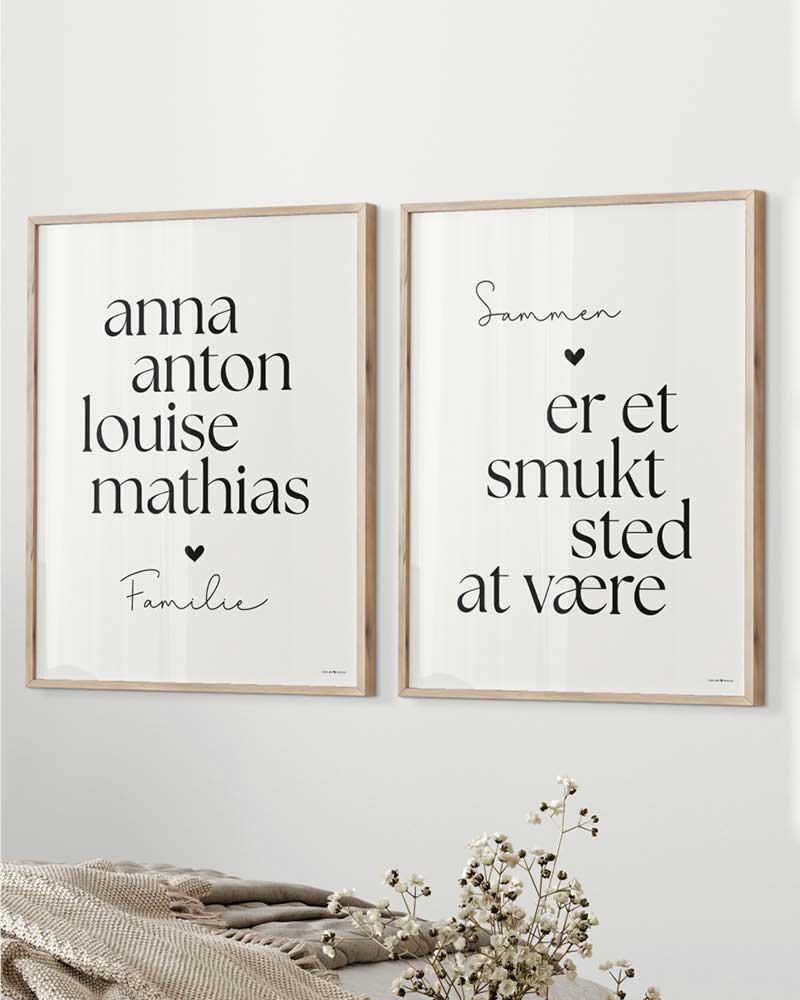 Plakatsæt: Familie & Sammenhold