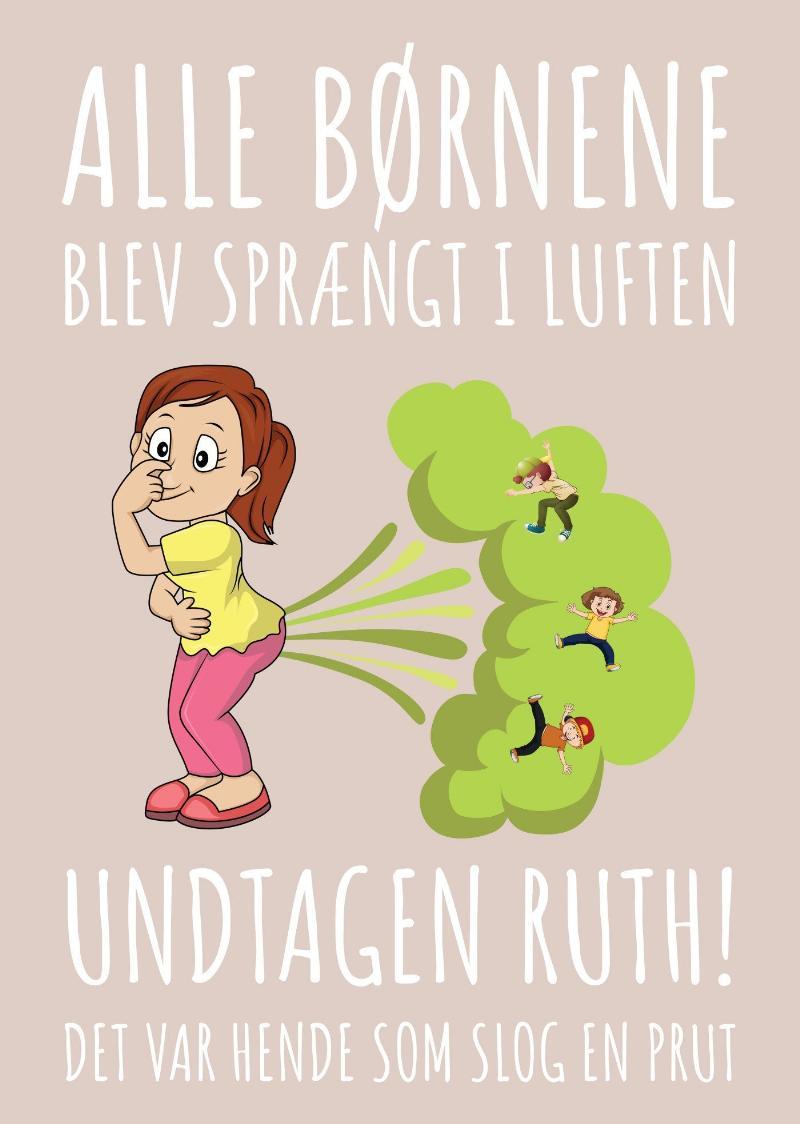 Prut Ruth Børneplakat 21x30cm (A4)