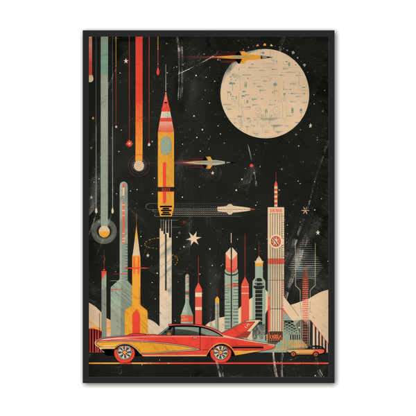 Retro Science Fiction Plakat 17