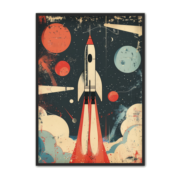 Retro Science Fiction Plakat 35