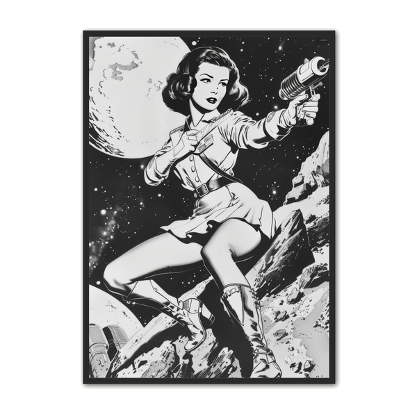 Retro Science Fiction Plakat 36