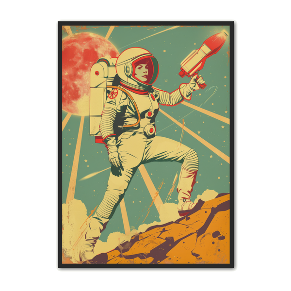 Retro Science Fiction Plakat 37