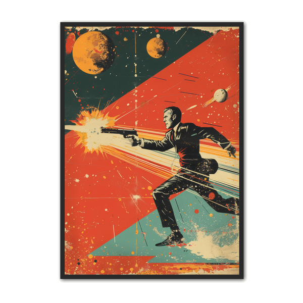 Retro Science Fiction Plakat 39