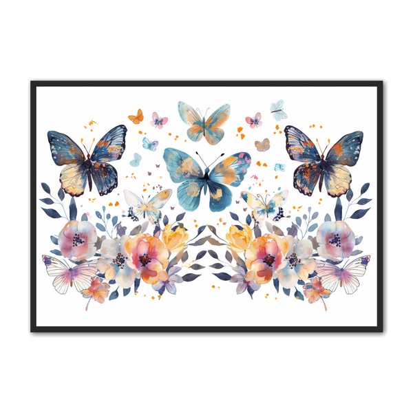 Sommerfugl Plakat 16x24 cm