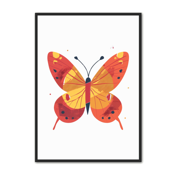 Sommerfugl Kunstplakat 6