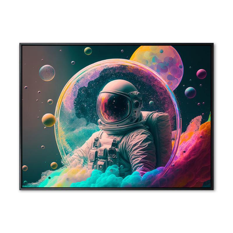 Rumvæsen Boble - 70x100 cm - Sort svæveramme