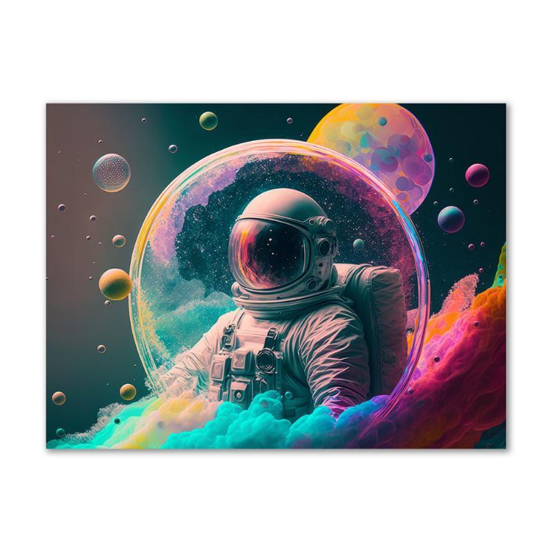 Spaceman Boble – 70x100 cm – Uden svæveramme