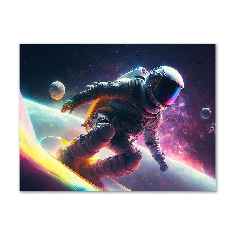 Spaceman Surf – 70x100 cm – Uden svæveramme