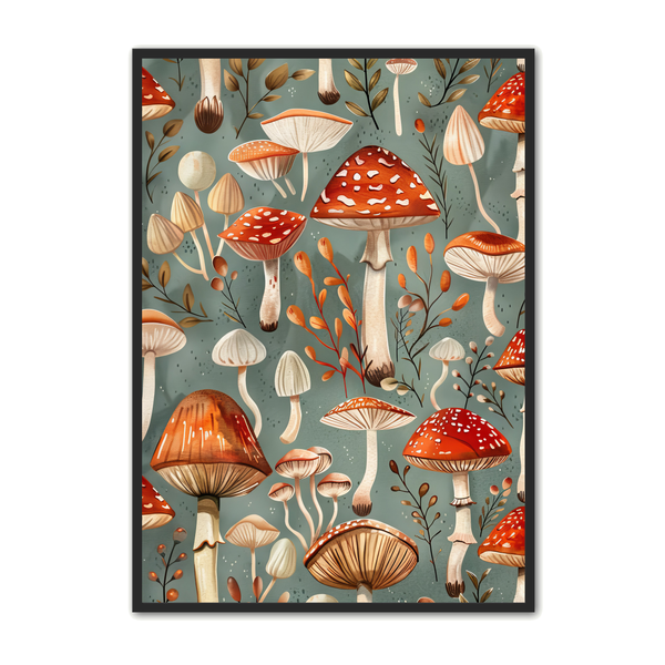 Svampe Plakat 50x70 cm