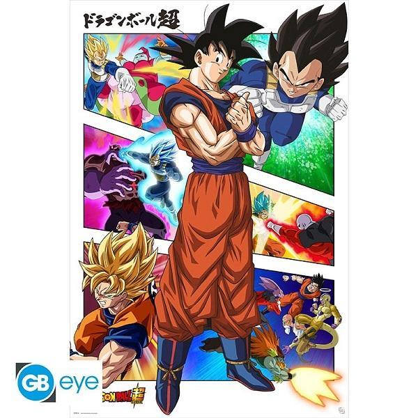 Dragon Ball Super - Plakat med paneler 61x91,5 cm