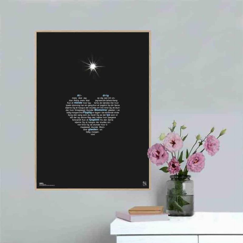 Aldrig Mere - Johnny Madsen - 21x30 cm / Lodret Print
