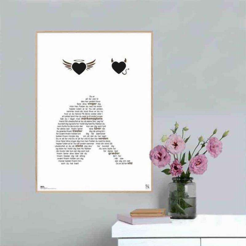 Michael Falch plakat - Alt for vild - 15 x 21 cm