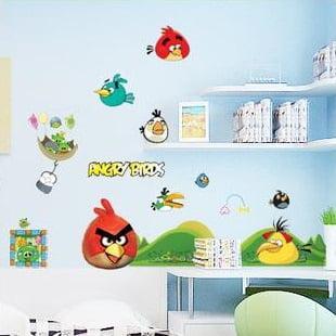 Angry Birds - Vægklistermærke