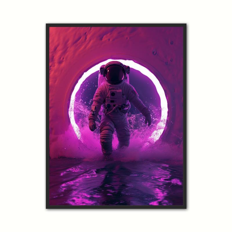 Astronautplakat Nr. 7 - A4 21 x 29,7 cm