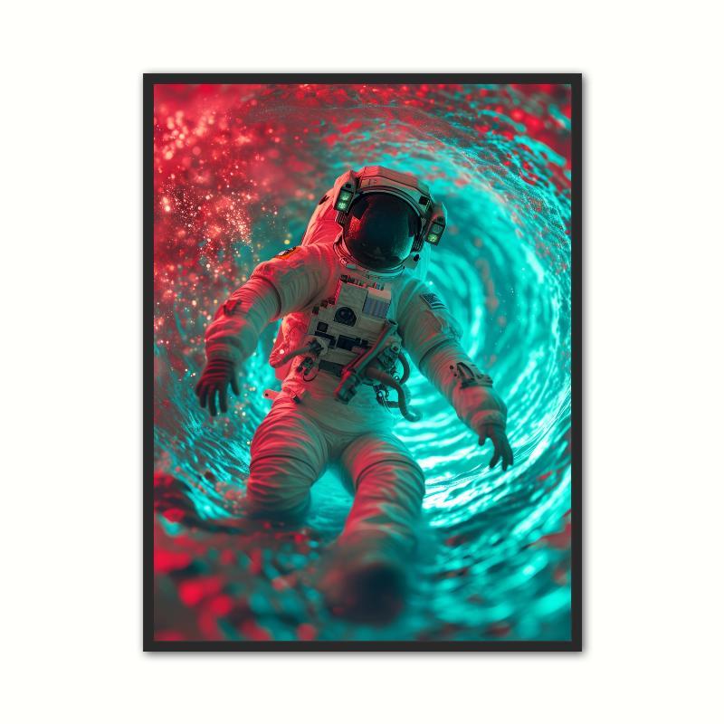 Astronautplakat Nr. 17 - A4 (21 x 29,7 cm)