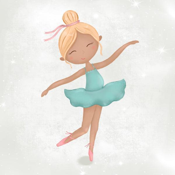 Ballerina Plakat i Lille Format