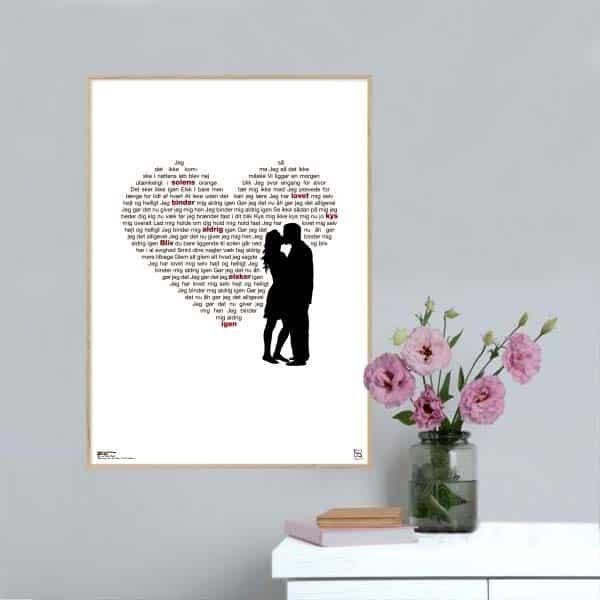 Binder mig aldrig igen – Michael Falch plakat 21x30 cm