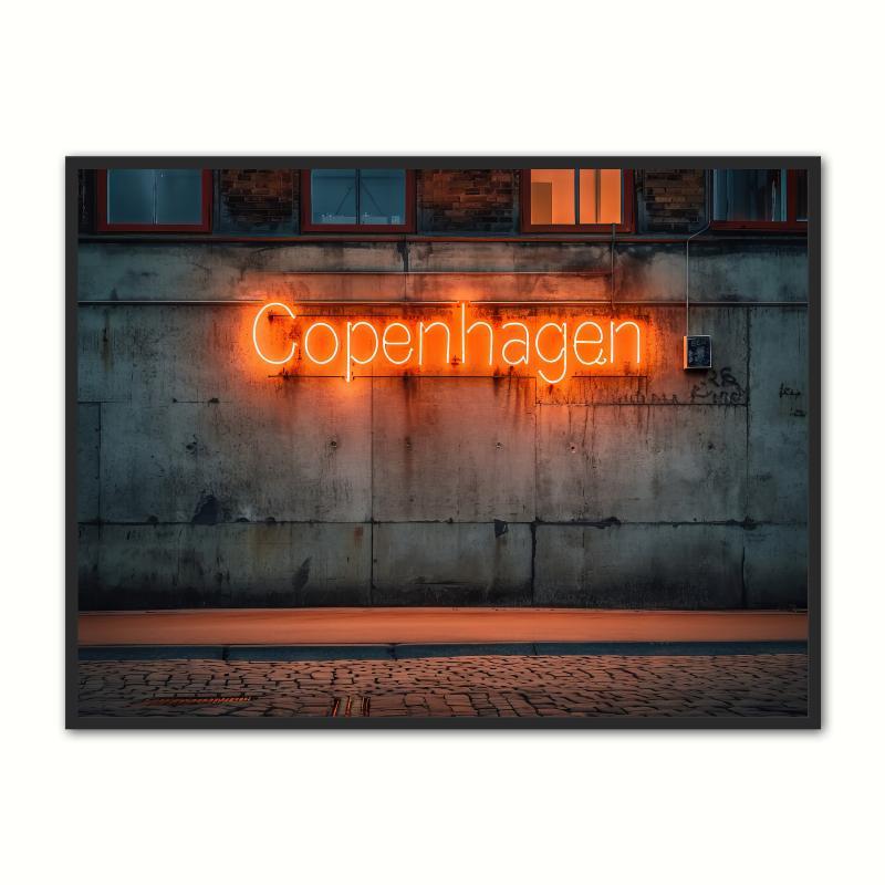 København Plakat 1 – Byplakat A4 21 x 29,7 cm
