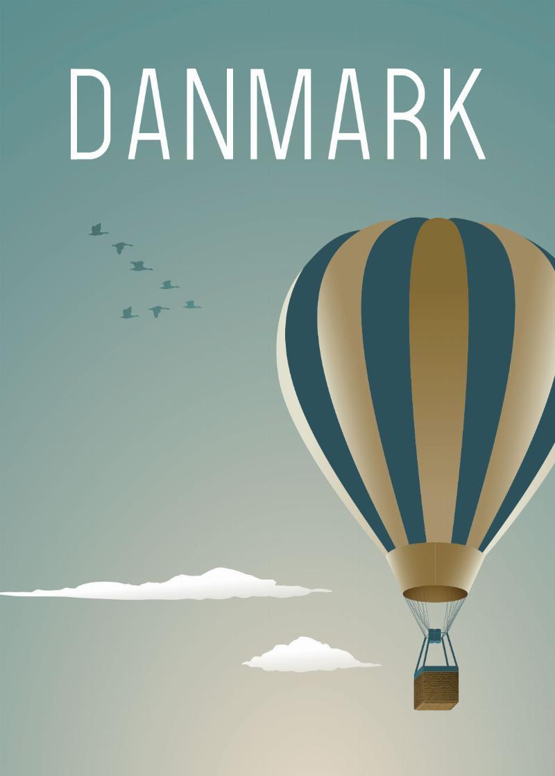 Blå Luftballon af Rikke Axelsen