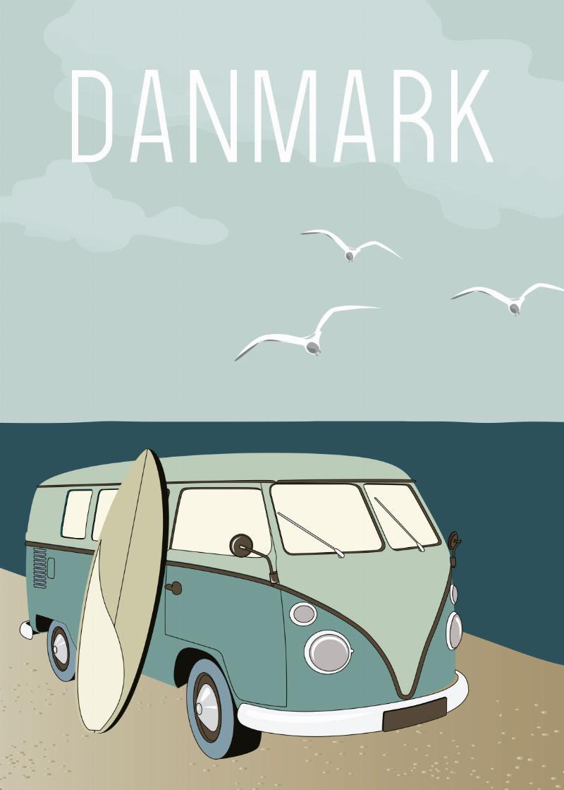 Retrobus designet af Rikke Axelsen
