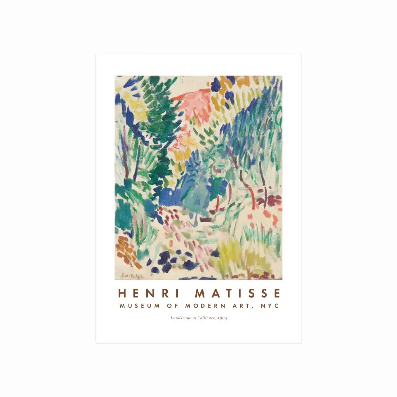 Henri Matisse plakat: Landskab i Collioure