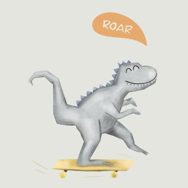 Lille Dinosaur Plakat med Tyrannosaurus Rex