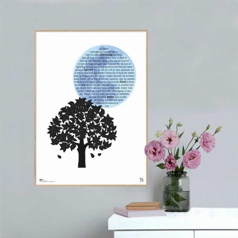 Efterårsvise - B-Joe - Songshape plakat 50x70 cm