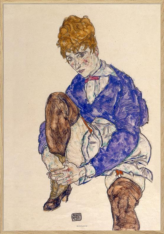 Egon Schiele – Portræt af kunstnerens kone
