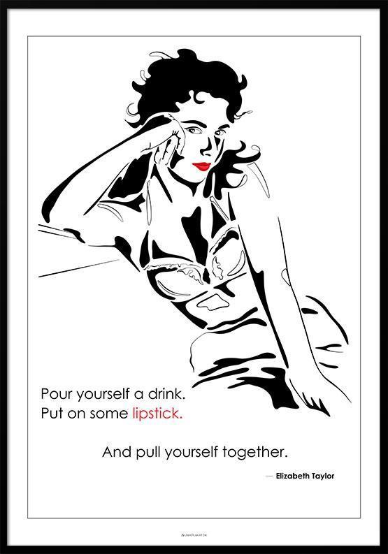 Elizabeth Taylor plakatkunst