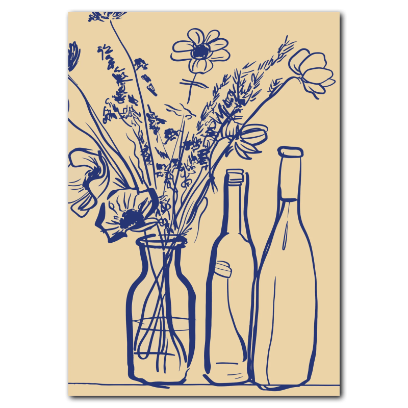 Hverdagens Buket Plakat 21x30 cm (A4) - Uden Ramme