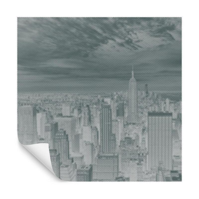 Firkantet vægkunst - New York halvtone negativ