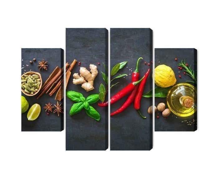 Aromatiske krydderier i flere dele