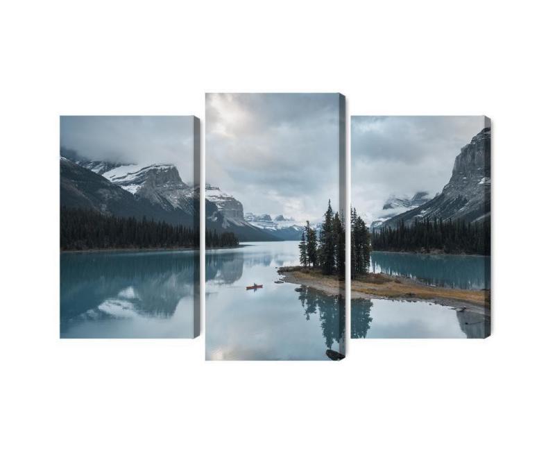Flerdelt lærred: Ghost Island, Jasper Nationalpark