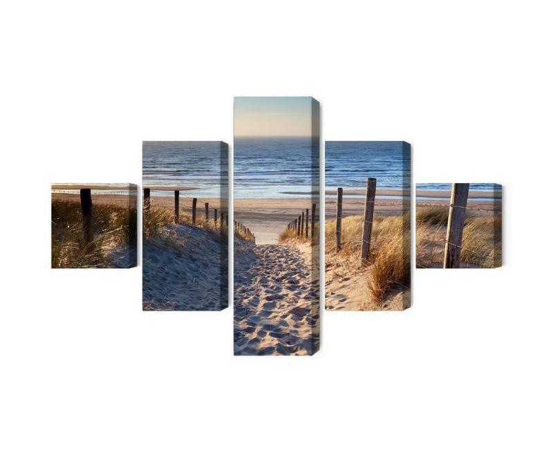 3D Lærred Nordsøstrand i flere dele