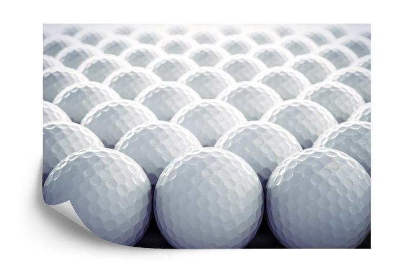 3D Fototapet med Golfbolde