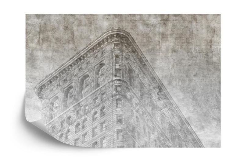 Fototapet - New York City Grunge II Monokrom