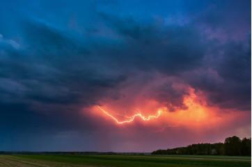 Fototapet - Nattens Storm