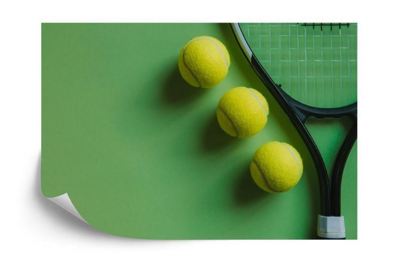 Fototapet med tennisbolde