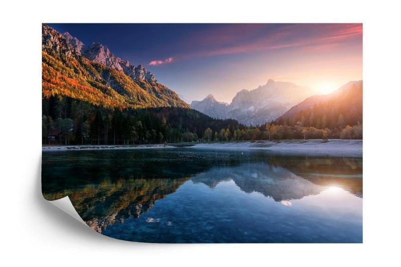 Fototapet - Fantastisk naturscene ved Jasna-Søen