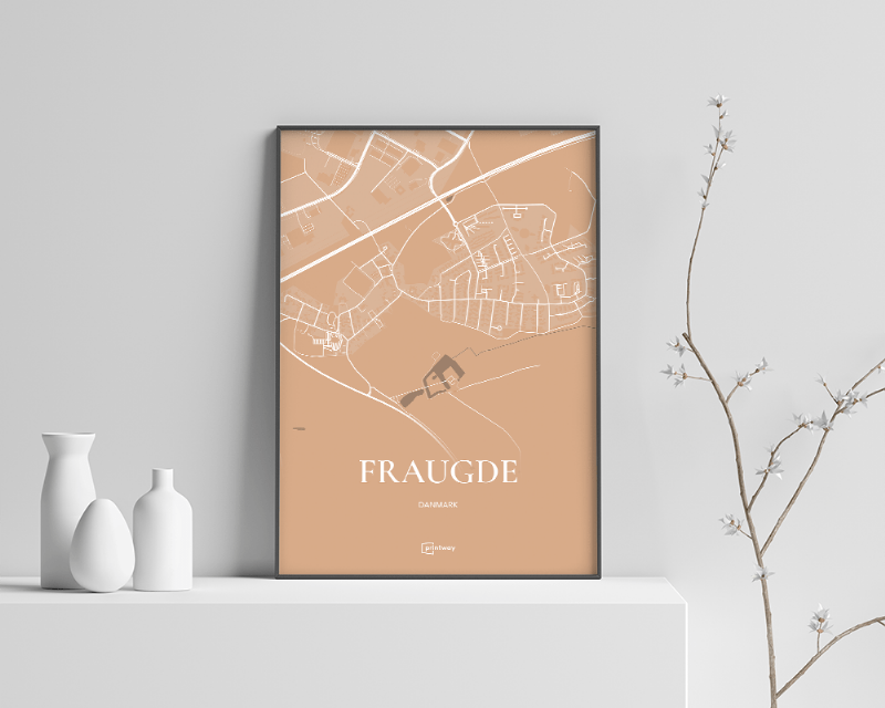 Fraugde Plakat Guld 21×30 cm (A4)