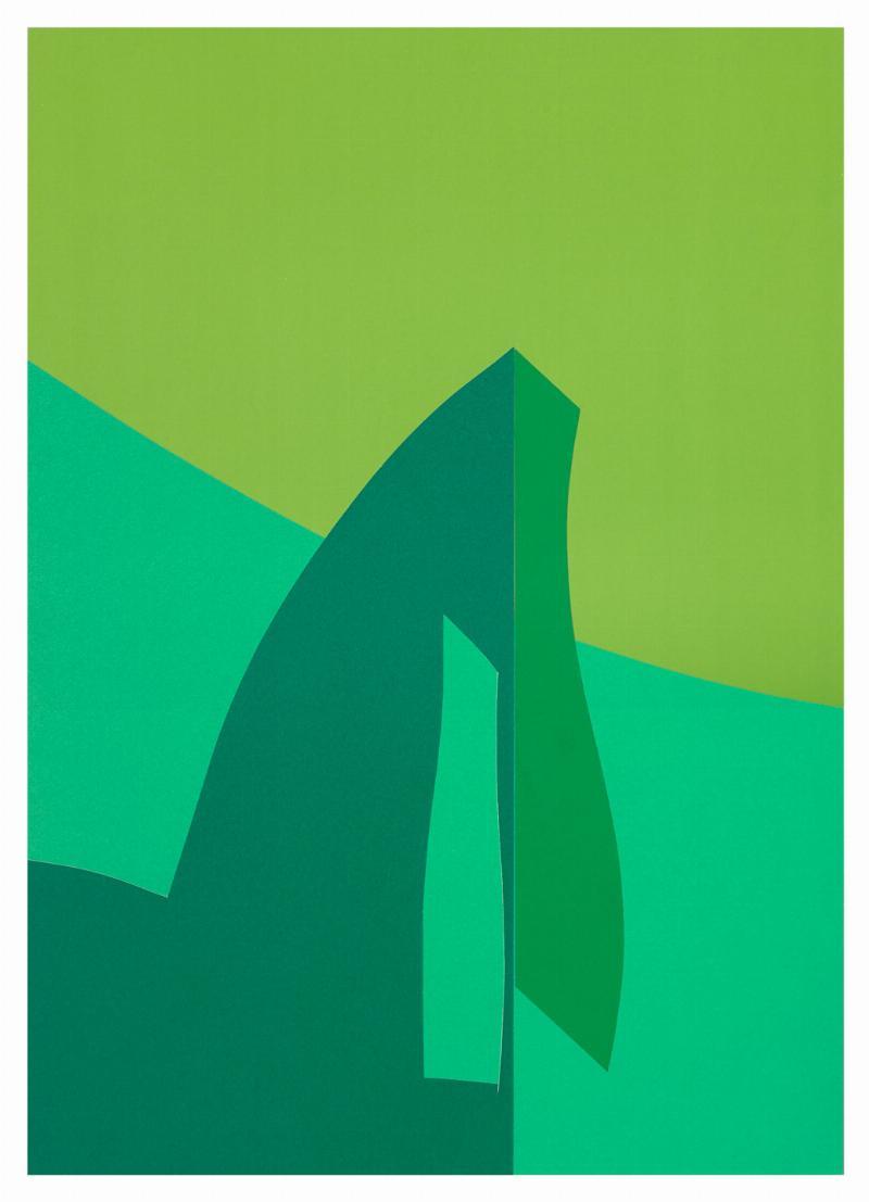 Grøn 1 - Papirkunst fra PaperArt