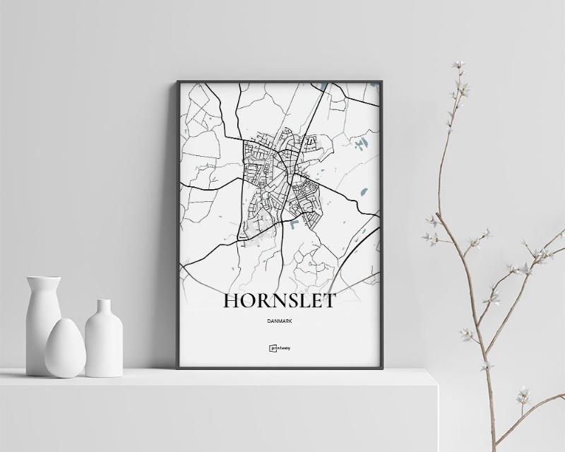 Hornslet Plakat 50×70 cm (B2)