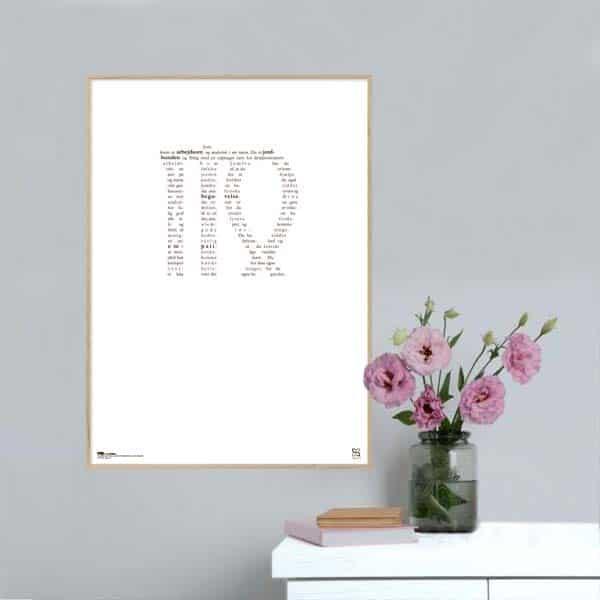 Jomfru Stjernetegn Plakat - 50 x 70 cm / Lodret