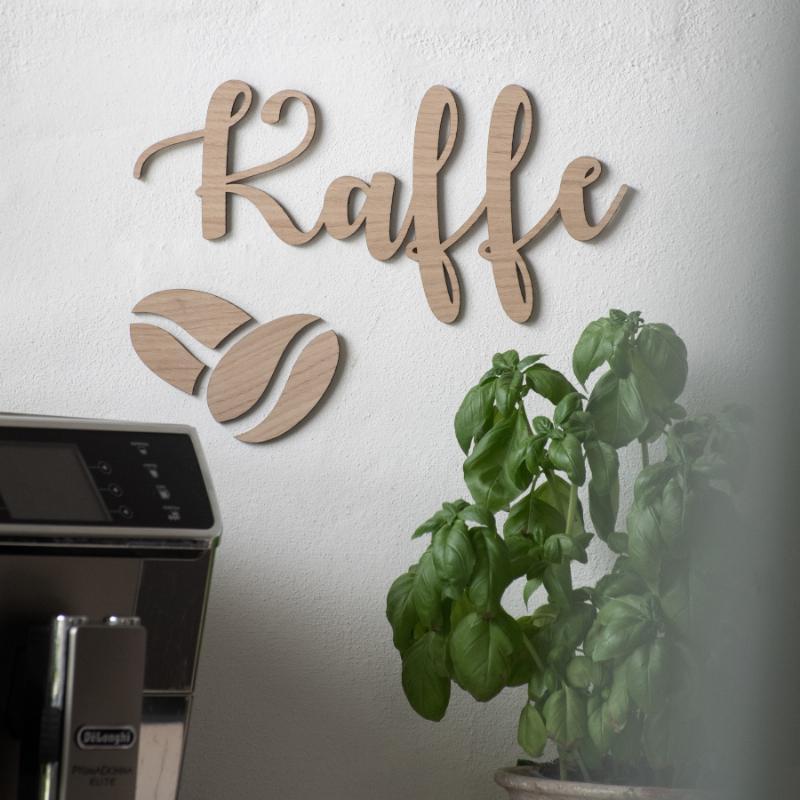 Kaffe dekoration med kaffebønner Eg - Living Nature
