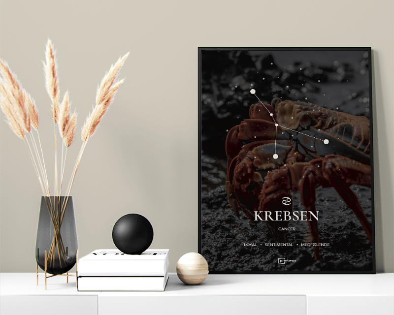 Krebs Stjernetegn Plakat 60×84 cm (A1)
