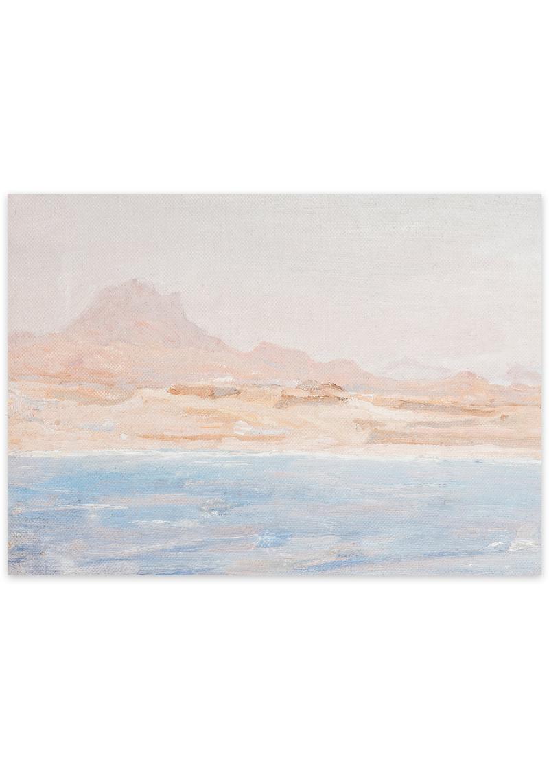 Kystlinje plakat fra Kreta – Smuk kunstplakat