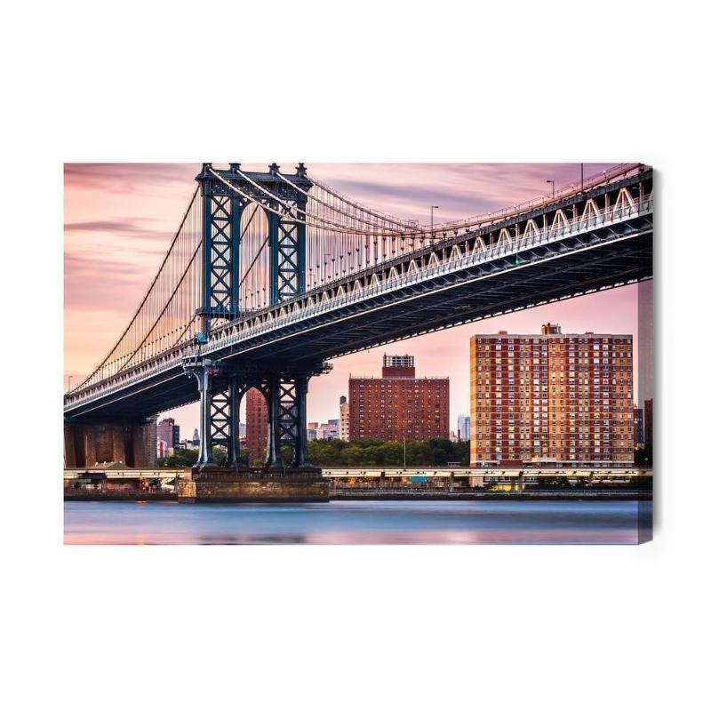 Lærred - Manhattan Bridge i London