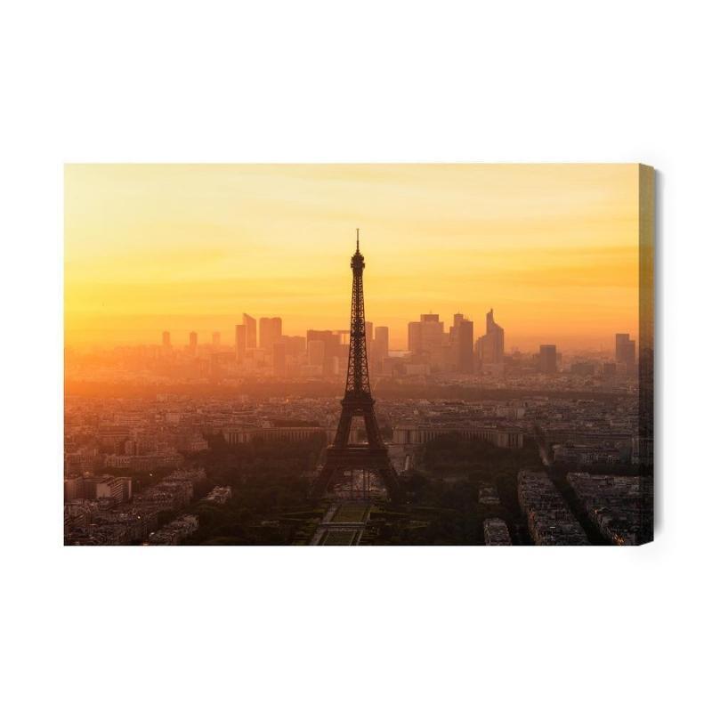 Lærred - Paris Udsigt Maleri