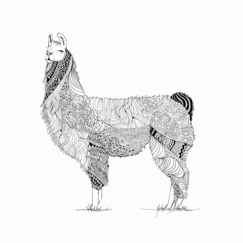 Mads Hindhedes Lama Figur