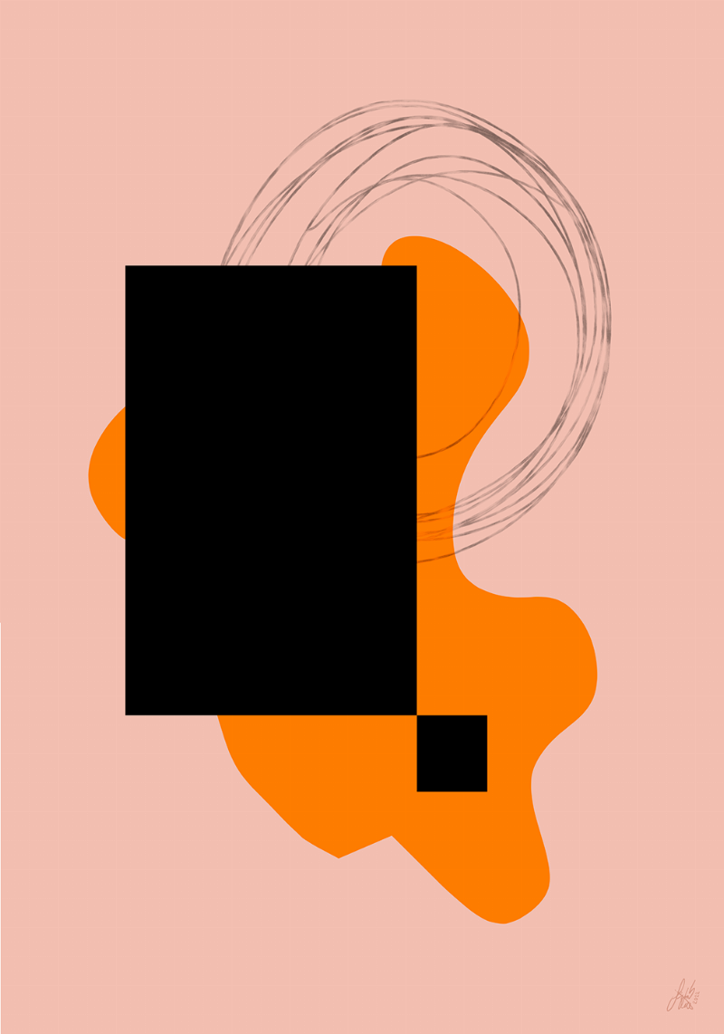 Livet Er Kedeligt Uden Kaos 2 af Jacob Lund Kunst